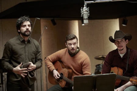 Oscar Isaac, Justin Timberlake and Adam Driver in "Inside Llewyn Davis"